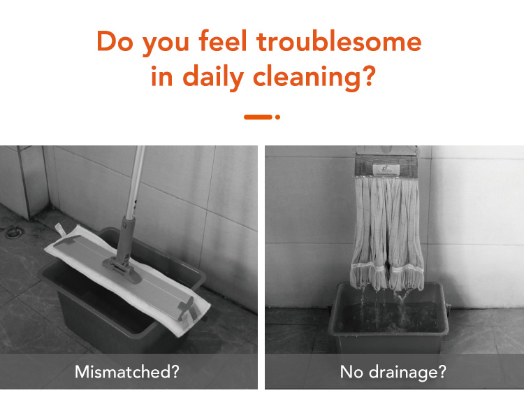 CT Flat Mop Bucket - Cleanic Cleaning Equipment